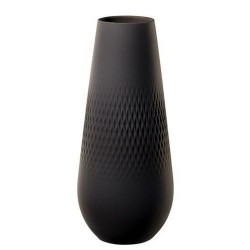 Ваза Carre 26 cм Manufacture Collier Noir Villeroy & Boch